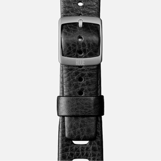 Black Rally-style leather strap
