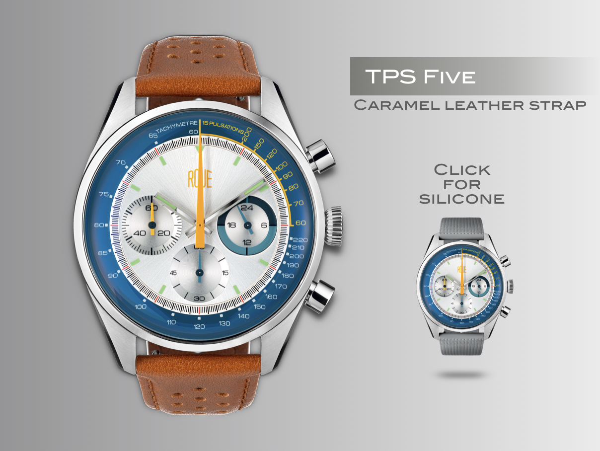 Roue Watch – TPS Five Caramel Leather Strap Roue Watch - TPS Five Caramel Leather Strap