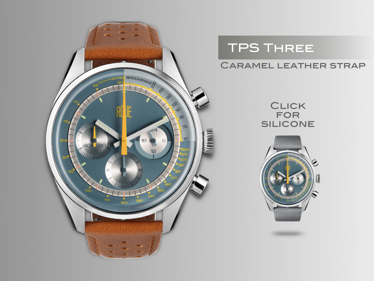 Roue Watch – TPS Three Caramel Leather Strap Roue Watch - TPS Three Caramel Leather Strap
