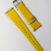 Roue Watch Yellow Strap - Nylon front/Leather back