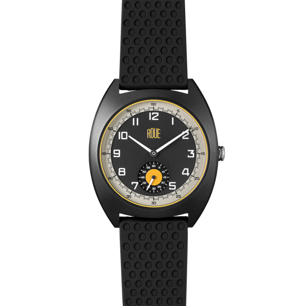 Black Silicone Strap - Roue Watch