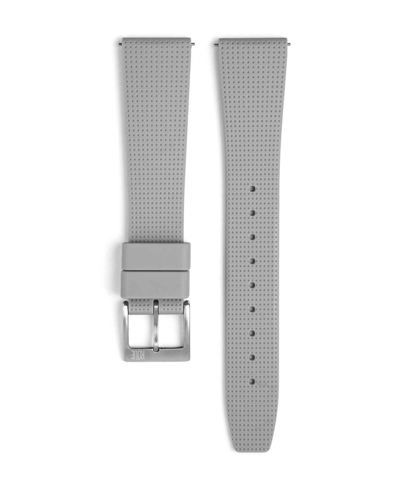 20mm grey silicone strap - Roue Watch