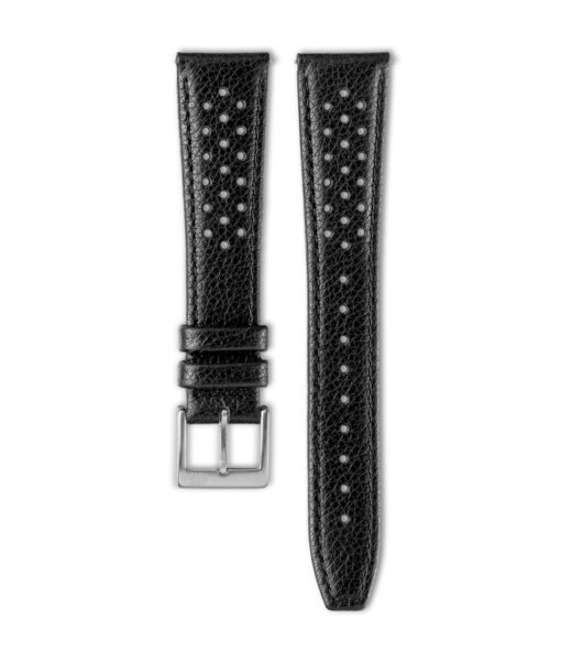 Roue Watch - 20MM Black Leather Driver Strap - New Edition