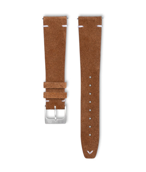 Roue Watch - Brown Suede Strap