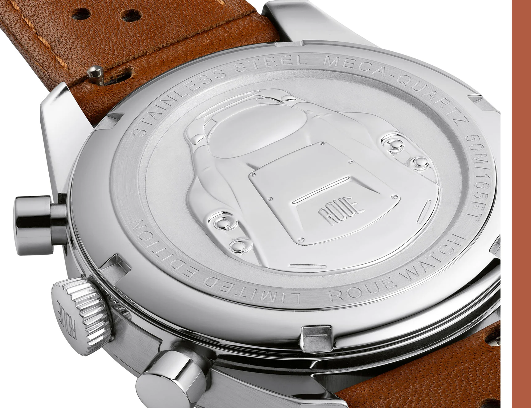 Roue Watch TPS Model - Screw-back case with Porsche 910 embossed 3D artwork